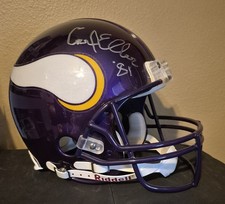 Carl Eller Greg Coleman Dual Signed Vikings Full Size Authentic Helmet Beckett