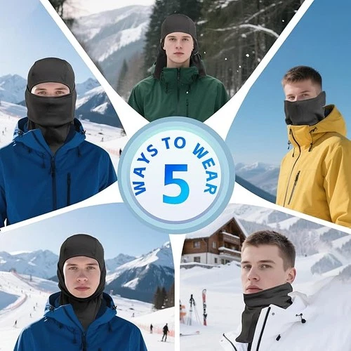 CISIVIS® Sturmhaube Balaclava Winter Herbst Outdoorsports Fahrrad Winddicht Warm - Bild 9 von 17