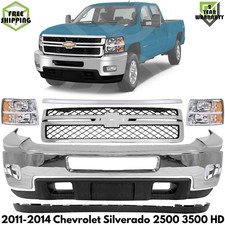 Front Bumper Chrome Kit For 2011 2012 2013 2014 Chevrolet Silverado 2500 3500 Hd Front Bumper Chrome Kit For 2011 2012 2013 2014 Chevrolet Silverado 2500 3500 Hd