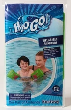 Bestway H2OGO! Kids Inflatable Armbands Lobster Theme Swim Beach Ages 3-6 NEW