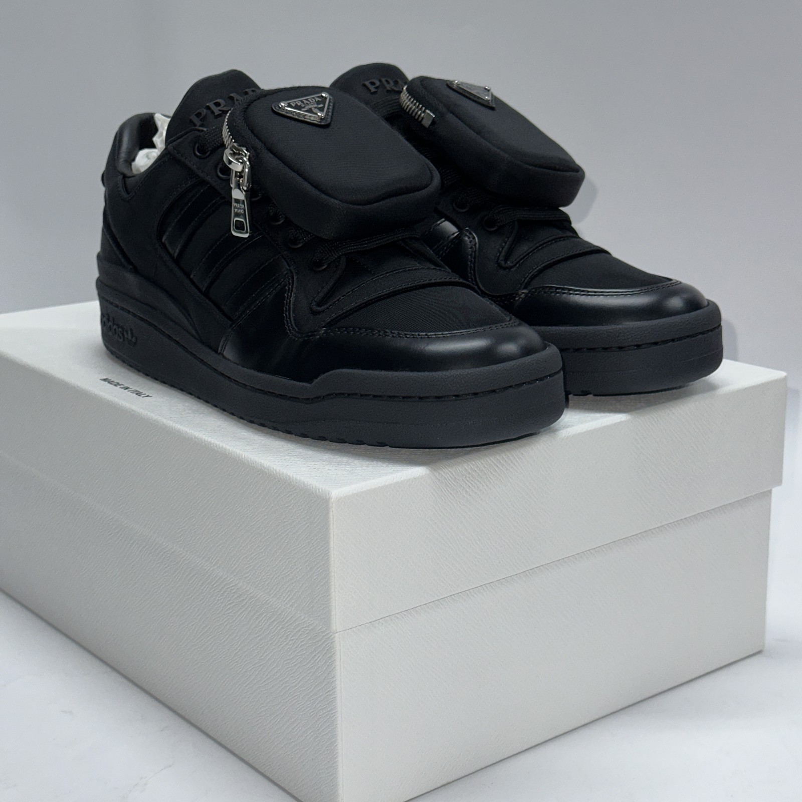 adidas Forum Low Prada Black GY7043/2EG390-3LJX-F0557 UK6 image 4