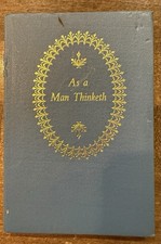 As a Man Thinketh by James Allen 1970 Reprint