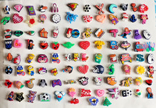 Shoe Charms 100 pcs Lot Different Charm RANDOM for Shoe Decoration NEW PVC