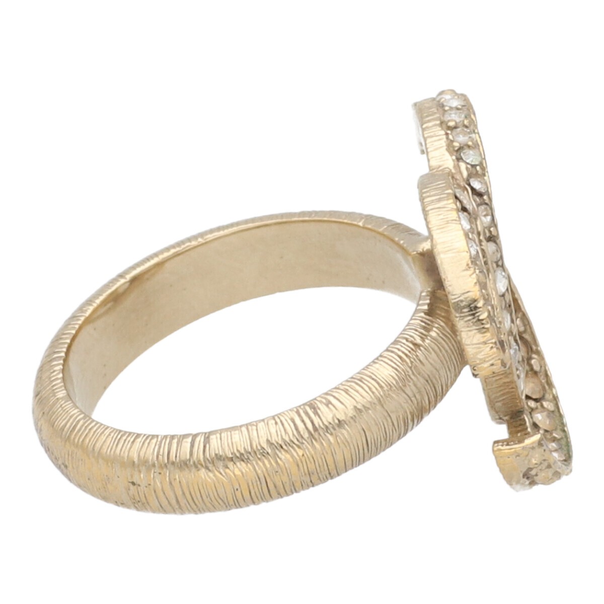 CHANEL   Coco Mark Ring Ring Coco Mark Rhinestone… - image 5