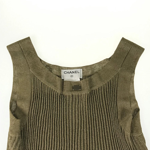 CHANEL Pleated Top P1286200560 Women'S Tank St Used - Picture 3 of 10