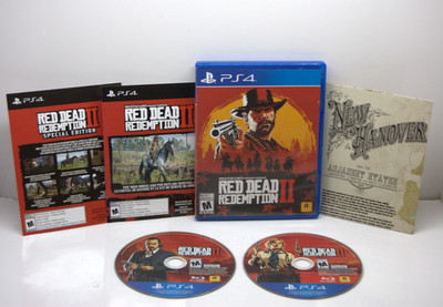 Red Dead Redemption 2 Special Edition PS4 CIB w/ Map   PlayStation 4   Tested