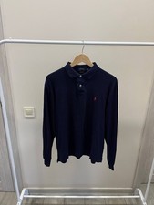 Polo Ralph Lauren Navy Blue High-Neck 1/4 Zip Sweatshirt Men’s Size L