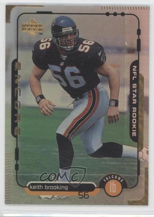 Keith Brooking Upper Deck Encore #8 Gold F/X