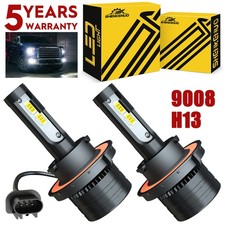For FORD ECONOLINE E150-E450 2008-2016 - 9008 LED Headlight Bulbs Dual Beam F5L