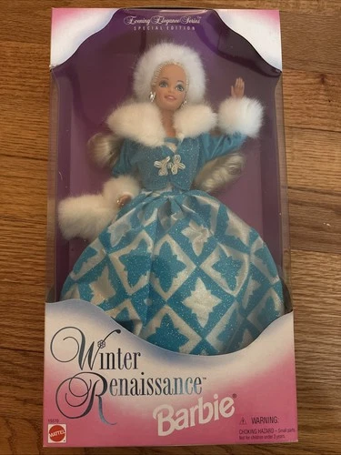 Mattel Barbie Winter Renaissance Doll 1996 Vintage Evening Elegance Series 15570