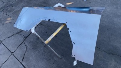   2024-2025 Tesla Cybertruck Rear Right Quarter Panel Fender Sail 1928317-00-A