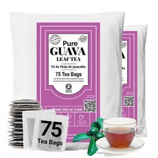 150 Guava Tea Bags, 100 Natural Guava Leaf Tea, Te De Guayaba, Herbal Tea