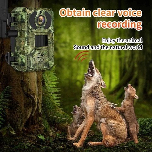 ✅H10 4MP 4G Solar Hunting Trail Camera PIR Motion Detection Wildlife Cam Night - Picture 6 of 15