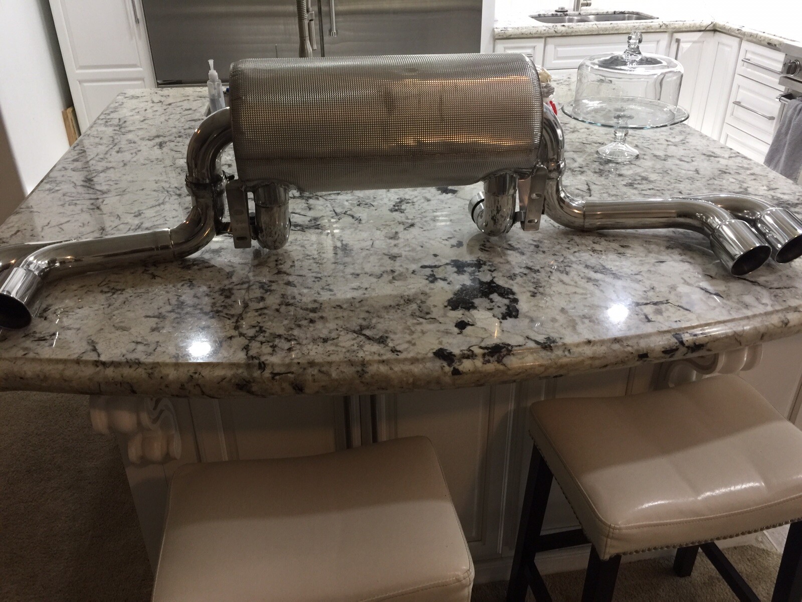 Ferrari 360 Novitec/Fuchs Sports Exhaust Muffler Stainless