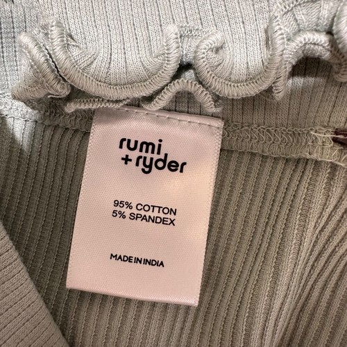 Rumi + Ryder Girls Size Small (6/7) Sage Green Leggings Pants NWT - Picture 5 of 6