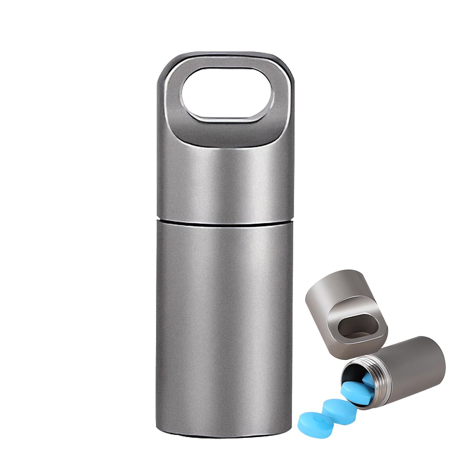 Small Keychain Holder,304 Stainless Steel Portable Case Organizer for Travel,...