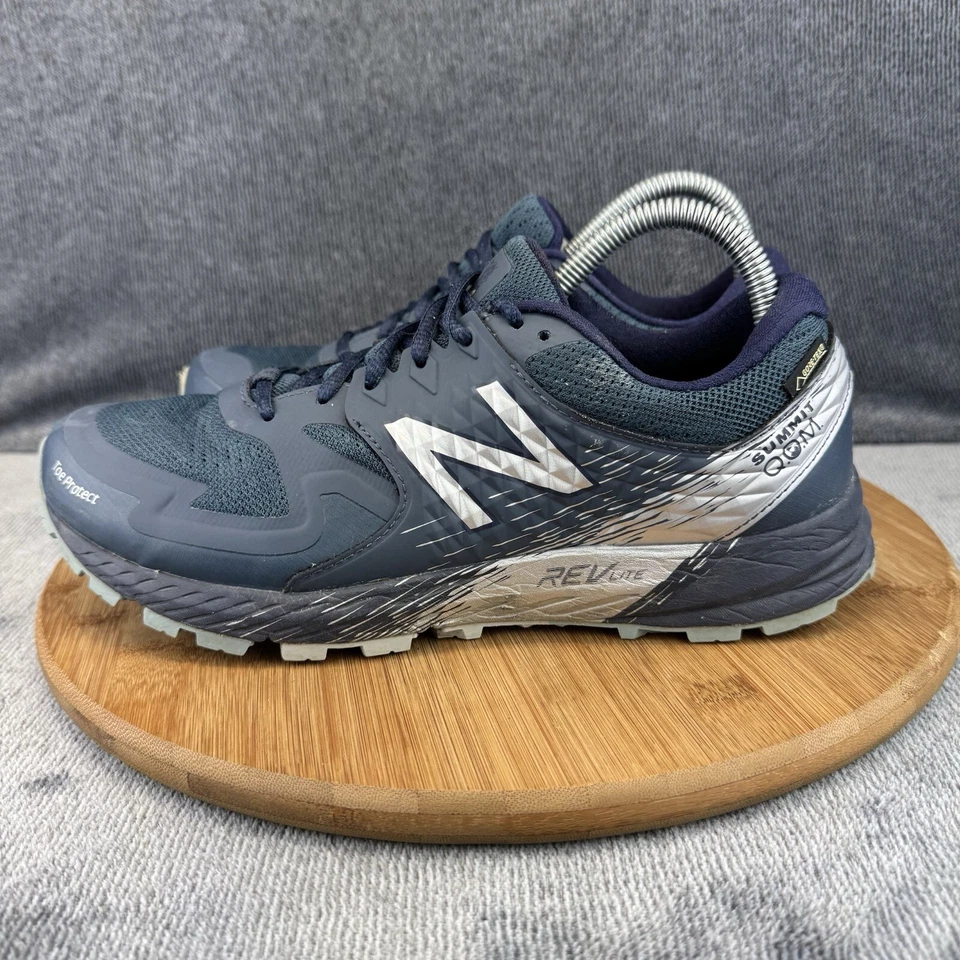 Zapatilla deportiva New Balance Summit QOM para mujer talla 9 B azul GTX Vibram Trail Running Foto 3 de 4