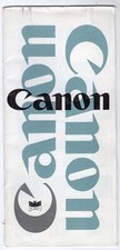 Canon October 1955 Rangefinder Camera  Accessories Brochure 20 Pages 