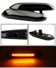 2 X LED Seitenblinker Schwarz Smoke f�r BMW E46 E90 E91 E60 E61 E82 E88 Neu