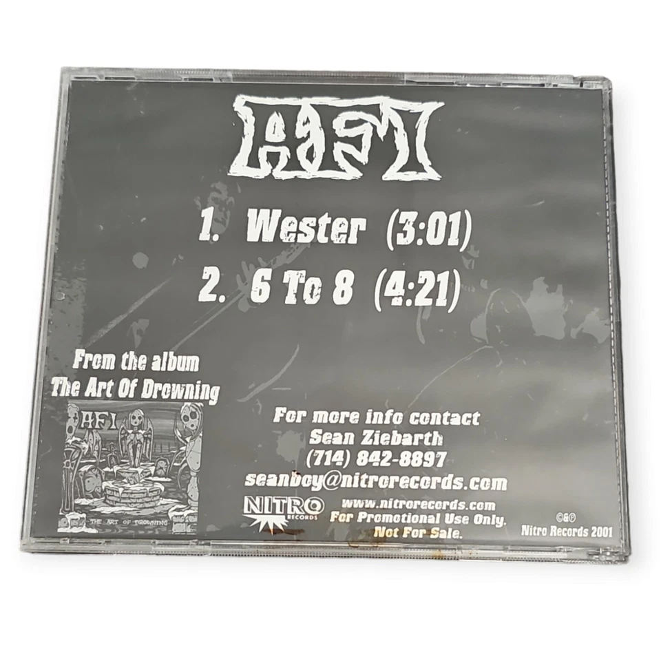 AFI – Wester [2001 Promotional CD Single] - Image 2 of 2