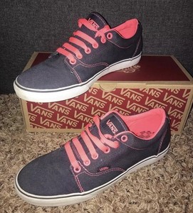 pink van sneakers