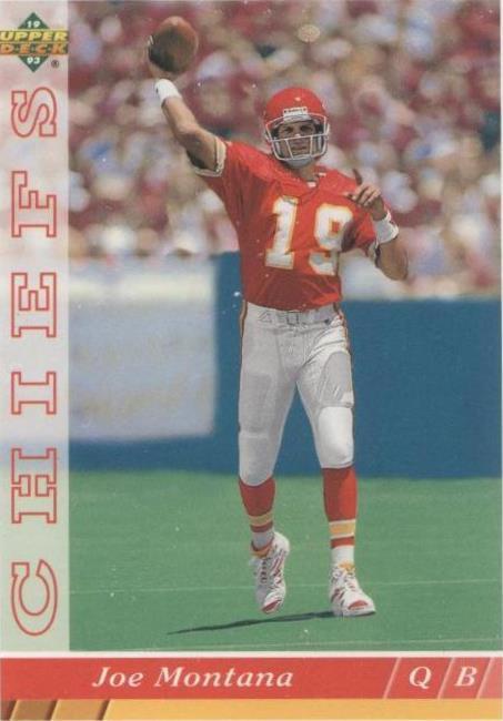 1993 Upper Deck Joe Montana #460 - 1 of 2