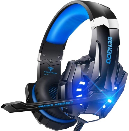 ヘッドホン KOTION EACH G9000 BLUE KOTION EACH G9000 Headset 3.5mm Gaming Headphone with Microphone