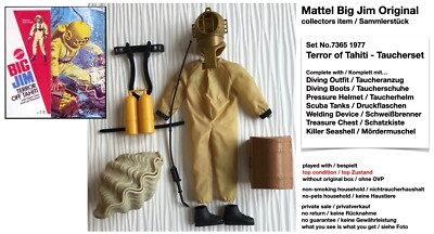 BIG JIM Outfit : TIEFSEETAUCHER / DEEP SEA DIVING - Terror of Tahiti  7365 Scuba