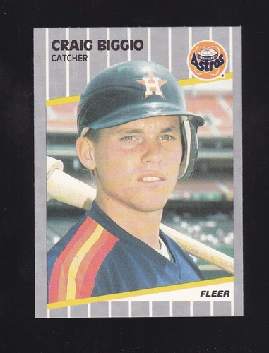 1989 Fleer Craig Biggio Rookie #353 Houston Astros