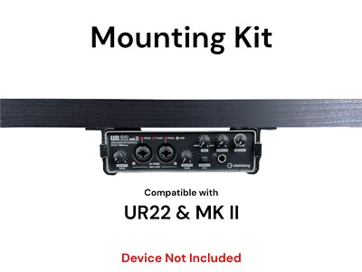 Desk Mount Kit for Steinberg UR22 MKII 2x2 & UR24C - Under Desk Mount Brackets