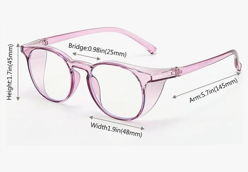 Outray 2 pares de gafas de seguridad antiniebla gafas protectoras bloqueo de luz azul... - Imagen 7 de 7
