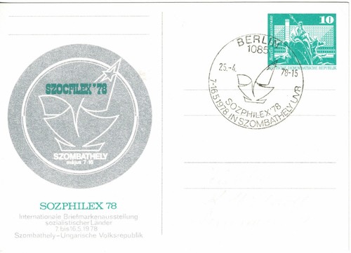 DDR Berlin 1978 Postal Stationery PTPO Postcard Privatganzsache Postkarte
