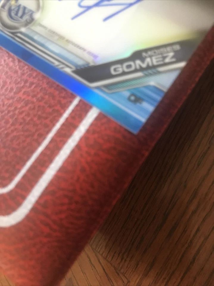 2019 Bowman Chrome 1st Moises Gomez Blue Auto 11/150 Cardinals HOT RC - Image 4 of 4