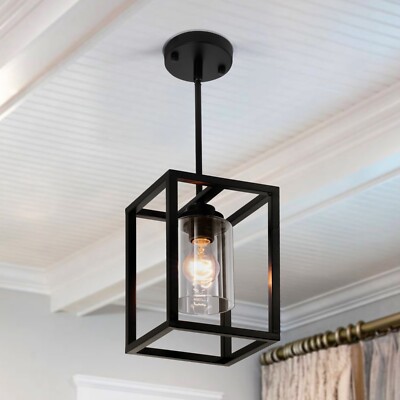 Kitchen Island Pendant Lights Industrial Linear Cage Chandelier Ceiling Fixtures