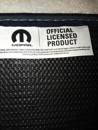 Cuda Floor Mats, 71-74,Auto- Custom Fit- New-Lloyd Mats- Dark Blue with RED Cuda - Picture 6 of 8