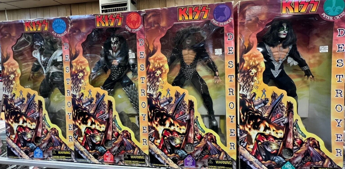 超大型 81cm1998年 KISS DESTROYER フィギュアセット 4体 Set of All 4 ~ KISS 1998 Destroyer Limited Edition 24