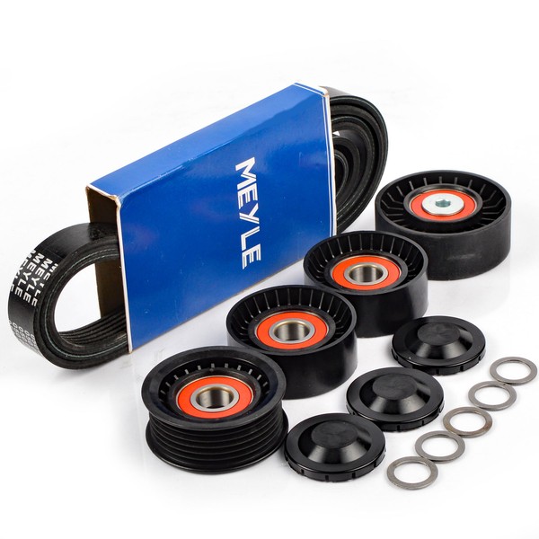 Meyle 6PK2490 Keilrippenriemen + Rolle FüR Audi A4 A6 A8 Q7 Touareg TDI-image