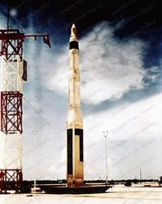 8x10 Print United States Air Force Minuteman Missile ICBM on Launch Pad #5502509