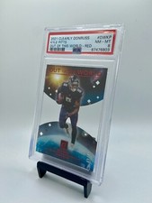 2021 Clearly Donruss Kyle Pitts Out Of This World Red /49 RC Falcons PSA 8