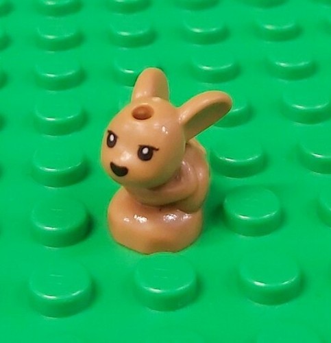 *NEW* Lego Small Brown Baby Tiny Rabbit Bunny Animal Pet Minifig Figure Fig x 1 - Picture 3 of 3