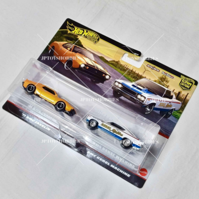 Hot Wheels 2 Pack '71 AMC Javelin / AMC Rebel Machine Set 1 8 16
