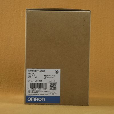 New Omron NX102-9000 Programmable Controllers 1year warranty SPOT STOCK