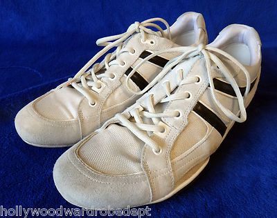 hugo boss white tennis shoes