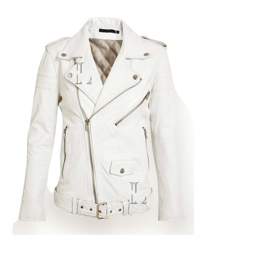 Handmade MJ Thriller Black and White Leather Jacket | eBay