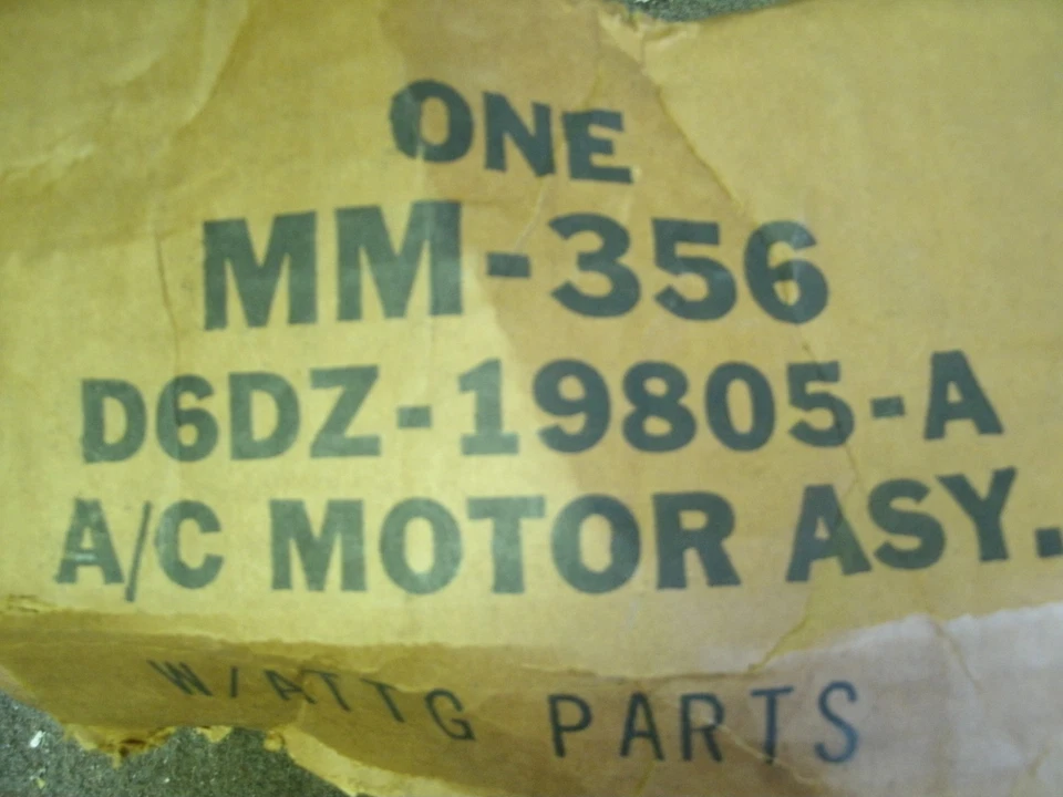 FORD GRANADA 1975-1980 MOTOR SOPLADOR CALEFACCIÓN AIRE ACONDICIONADO D6DZ-19805-A nuevo de lote Foto 3 de 3