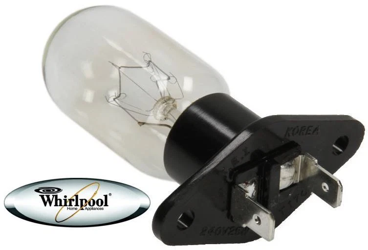 WHIRLPOOL 481913428051 cosse 6.3 mm Lampe 25W T200 four Micro Onde Cavite