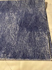 Blue stonewash cotton/ poly blend print fabric 2 yds x 45" not denim