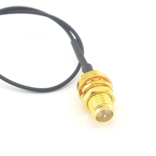Pigtail cavetto U.FL - Rp-sma jack 2,4 / 5GHz antenne wifi wireless schede ufl - Afbeelding 2 van 4