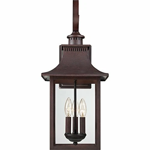 Quoizel CCR8410CU 3-Light Chancellor Outdoor Lantern in Copper Bronze - Picture 4 of 7