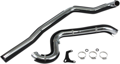 COBRA BLK True Dual Headers for 1995-2006 Harley FL Touring models (all) 6250RB